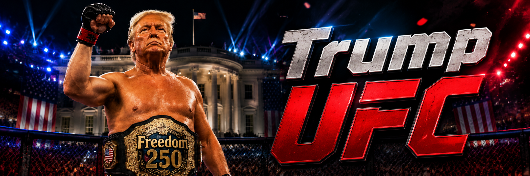Trump UFC Freedom 250 Banner